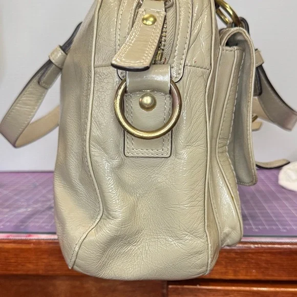 Coach Chelsea Putty Patent Leather Satchel Bag - Picture 7 of 16